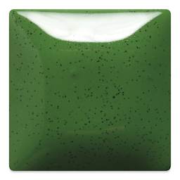Mayco Speckled Stroke & Coat Glazes - Speckled Green Thumb, fired at cone 06 oxidation
