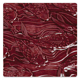 Amaco Liquid Gloss Glaze - Pint, Maroon, Translucent