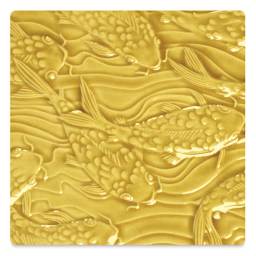 Amaco Liquid Gloss Glaze - Pint, Dark Yellow, Translucent