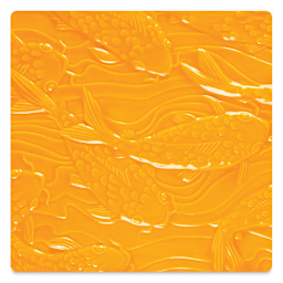 Amaco Liquid Gloss Glaze - Pint, Vivid Orange, Translucent