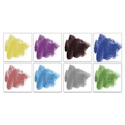 Amaco Lead-Free Semi-Moist Underglaze Sets - Set No. 109 (Swatched)