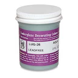 Amaco LUG Liquid Underglazes - 2 oz, Aqua - front of packaging