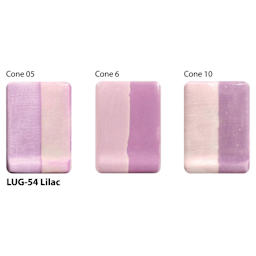 Lilac Amaco LUG Liquid Underglaze fired to Cone 05, Cone 6, and Cone 10.