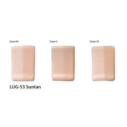 Suntan Amaco LUG Liquid Underglaze fired to Cone 05, Cone 6, and Cone 10.