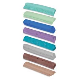 Amaco Underglaze Chalk Crayons, Set No. 2 - Set of 8 included colors