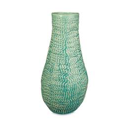 Amaco Textured Alligator Liquid Glaze - Ceramic Vase finished with Glaze