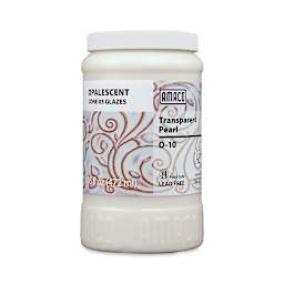 Amaco Opalescent Glaze - Pint, Transparent Pearl