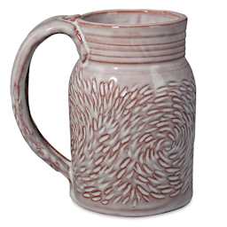 Amaco Lead-Free Low-Fire Opalescent - Example of Fired Glaze Pitcher