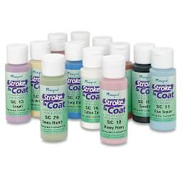 Mayco Stroke & Coat Wonderglazes Set - assorted bottles