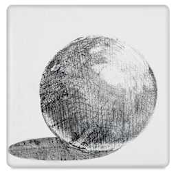 Underglaze Decorating Pencil-Black  Artwork with Black Pencil
