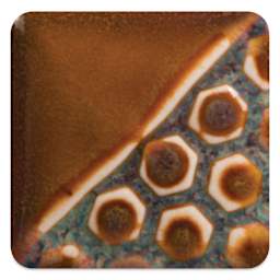 Mayco Elements Glaze - Cactus Flower, fired at cone 6 oxidation