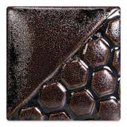 Mayco Elements Glaze - Black Adventurine, fired at cone 06 oxidation