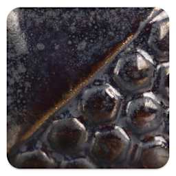 Mayco Elements Glaze - Black Ice, fired at cone 10 reduction