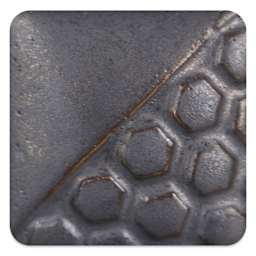 Mayco Elements Glaze - Burnished Steel, fired at cone 10 reduction