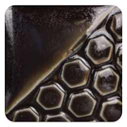 Mayco Elements Glaze - Slate, fired at cone 10 reduction