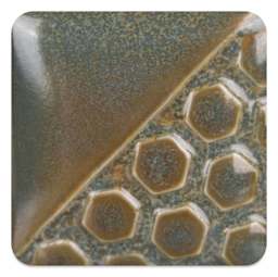 Mayco Elements Glaze - Rain Cloud, fired at cone 10 reduction