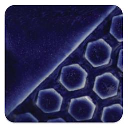 Mayco Elements Glaze - Mirror Blue, fired at cone 10 reduction