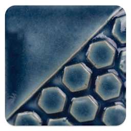 Mayco Elements Glaze - Denim Blue, fired at cone 10 reduction