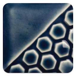 Mayco Elements Glaze - Denim Blue, fired at cone 6 oxidation