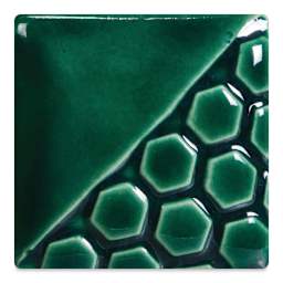 Mayco Elements Glaze - Green Sapphire, fired at cone 06 oxidation