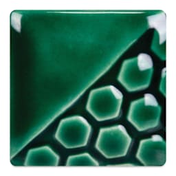 Mayco Elements Glaze - Emerald Green, fired at cone 06 oxidation
