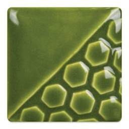 Mayco Elements Glaze - Foliage Green, fired at cone 06 oxidation