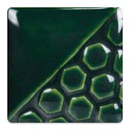 Mayco Elements Glaze - Bottle Green, fired at cone 06 oxidation