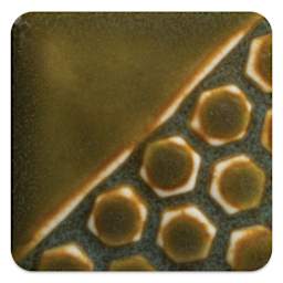Mayco Elements Glaze - Grass, fired at cone 6 oxidation