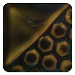 Mayco Elements Glaze - Lustre Green, fired at cone 6 oxidation