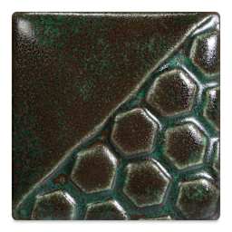 Mayco Elements Glaze - Malachite Green, fired at cone 06 oxidation