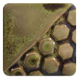 Mayco Elements Glaze - Malachite Green, fired at cone 6 oxidation