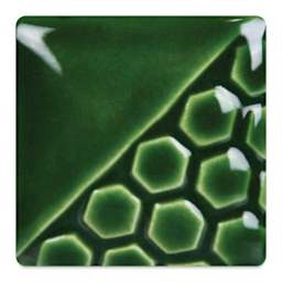 Mayco Elements Glaze - Holiday Green, fired at cone 06 oxidation