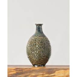 Amaco Potter's Choice Glaze - River Rock on a vase