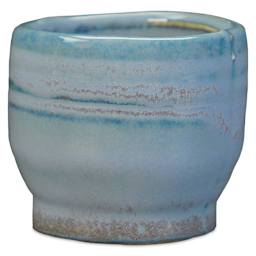 Amaco Potter's Choice Flux Glaze - Pint, Midnight Run finished bowl example