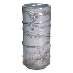 Amaco Potter's Choice Flux Glaze - Pint, Midnight Run finished vase example