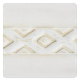 Amaco Potter's Choice Glaze - Honey Flux - finished example, close-up