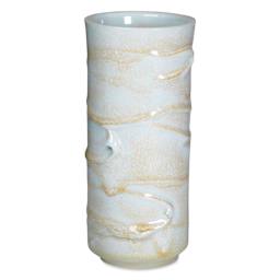 Amaco Potter's Choice Flux Glaze - Pint, Cirrus Flow finished vase example