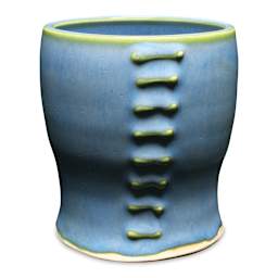 Amaco Potter's Choice Glaze - Gallon, Arctic Blue coat gradients finished vase
example