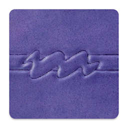 Amaco Potter's Choice Glaze - Purple Crystal. Color sample in purple.