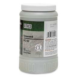 Amaco Potter's Choice Glaze - Pint, Seaweed - back of packaging