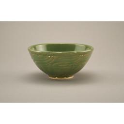 Amaco Potter's Choice Glaze - Lustrous Jade applied to a bowl