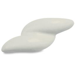 Speedball Earthenware Glaze - Bright White - finished example