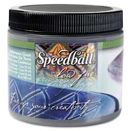 Speedball Earthenware Glaze - 16 oz, Black - front of packaging