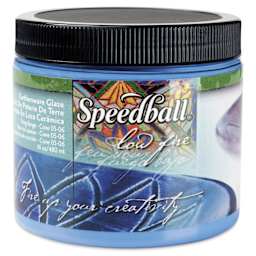 Speedball Earthenware Glaze - 16 oz, Royal Blue