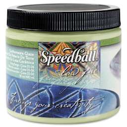 Speedball Earthenware Glaze - 16 oz, Grass Green