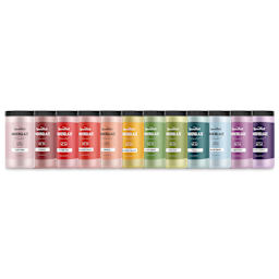 Speedball Ceramic Underglaze - Deluxe Sampler, Set of 12, 16 oz (Set contents)