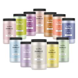Speedball Ceramic Underglaze - Pastel Bulk Sampler, Set of 12, 16 oz