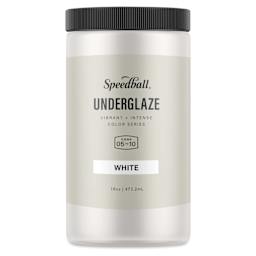 Speedball Ceramic Underglaze - White, Opaque, 16 oz