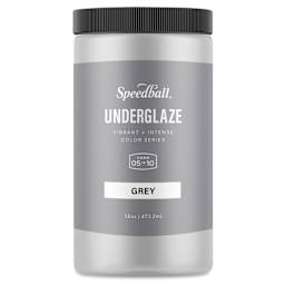 Speedball Ceramic Underglaze - Gray, Opaque, 16 oz