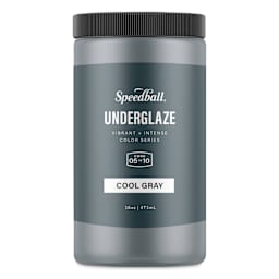 Speedball Ceramic Underglaze - Cool Gray, 16 oz